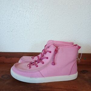 Pink High-Top Kids Sneakers